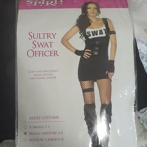 Halloween costume. Swat officer